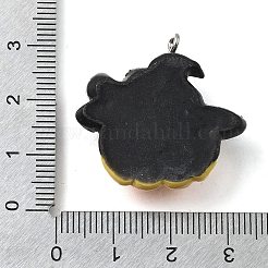 Halloween Opaque Resin Pendants&nbsp;CRES-D318-02B-P