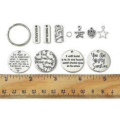 DIY Inspirational Words Keychain Making Kit&nbsp;DIY-FS0005-26