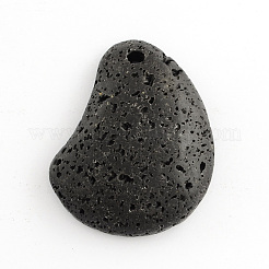 Natural Lava Rock Pendants&nbsp;G-S139-09