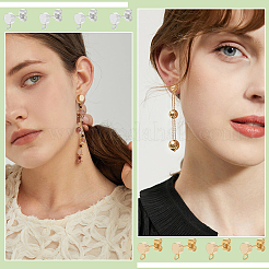 24Pcs 2 Colors Brass Stud Earring&nbsp;KK-BC0013-93