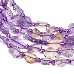 Natural Ametrine Beads Strands&nbsp;GG-CBA3A44-C03-01