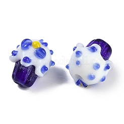 Handmade Lampwork Bumpy Beads&nbsp;LAMP-I027-04C