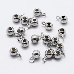 Anti-Tarnish Rhodium Plated 925 Sterling Silver Tube Bails&nbsp;LS-STER-K167-047B-P