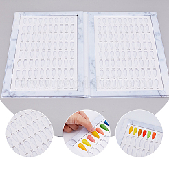 ABS Plastic Nail Art Polish Color Card&nbsp;MRMJ-WH0086-47