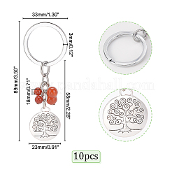 10Pcs Alloy Keychain&nbsp;KEYC-PH0001-63