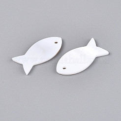 Natural Freshwater Shell Pendants&nbsp;BSHE-T014-29