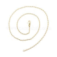 Brass Lumachina Chains Necklace for Women&nbsp;NJEW-P265-34G