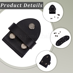 6Pcs Cowhide Leather Loop Keepers&nbsp;FIND-GF0009-19B