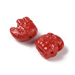 Synthetic Coral Carved Beads&nbsp;CORA-C001-04