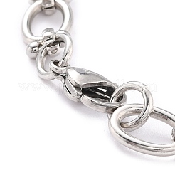 Non-Tarnish 304 Stainless Steel Link Chain Bracelet for Men Women&nbsp;BJEW-Z011-20P