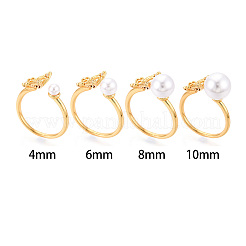 Butterfly Brass Micro Pave Cubic Zirconia Cup Peg Ring Settings&nbsp;LS-KK-N274-11G