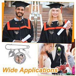 DIY Stainless Steel Graduation Brooches Making Kits&nbsp;AJEW-NB00020
