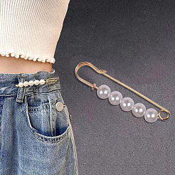 4Pcs Alloy Safety Pin Brooch&nbsp;JEWB-SC0001-95