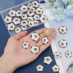 32Pcs Glass Cabochons&nbsp;FIND-SC0021-34A