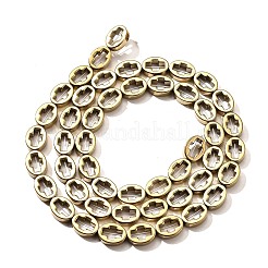 Electroplated Synthetic Non-magnetic Hematite Beads Strands&nbsp;G-L613-Z01-01F