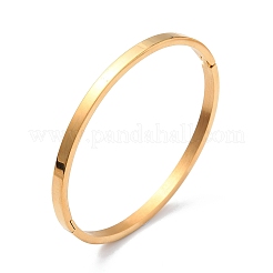 3Pcs 3 Color Ion Plating(IP) 304 Stainless Steel Classic Simple Plain Bangle&nbsp;BJEW-B055-05