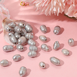 50Pcs Large Hole Pearl Beads&nbsp;PEAR-LT0001-09B
