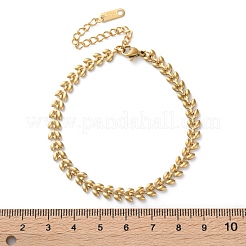 316 Surgical Stainless Steel Chain Bracelets&nbsp;BJEW-P349-03B-G