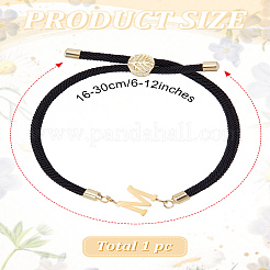1Pc Adjustable Nylon Cord Slider Bracelets for Women&nbsp;BJEW-LP0001-32M-01