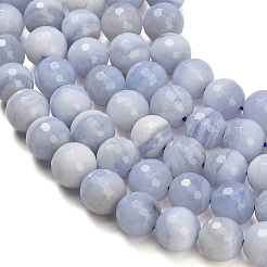 Natural Blue Lace Agate Beads Strands&nbsp;G-C280-B07-10mm