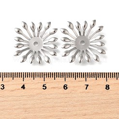 304 Stainless Steel Bead Caps&nbsp;STAS-B087-10H-P