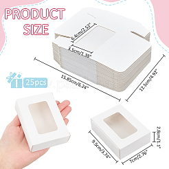 Rectangle Folding Paper Storage Boxes&nbsp;CON-WH0106-01B-03