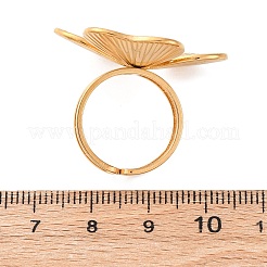 304 Stainless Steel Cuff Rings&nbsp;LS-RJEW-D306-19G
