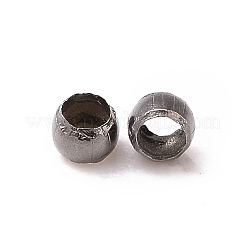 Brass Crimp Beads&nbsp;E002-NFB