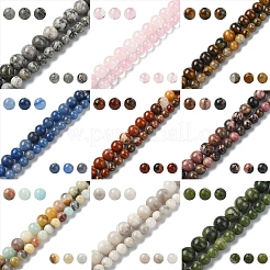 60Pcs Natural Red Jasper Beads&nbsp;G-YW0002-18A