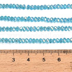Electroplate Glass Beads Strands&nbsp;GL-CBAA615-02H