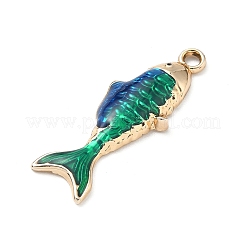 Alloy Enamel Pendants&nbsp;PALLOY-P313-09B-G02