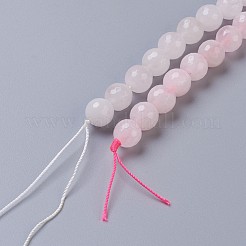 Natural Rose Quartz Beads Strands&nbsp;G-C065-10mm-3