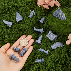 28Pcs 14 Styles Resin Display Decoration&nbsp;DJEW-FH0011-49