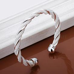 Trendy Brass Cuff Bangles For Women&nbsp;BJEW-BB12229