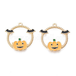 Halloween Alloy Enamel Pendants&nbsp;ENAM-N055-092
