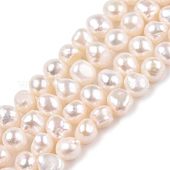 Natural Cultured Freshwater Pearl Beads Strands&nbsp;X-PEAR-N014-06C