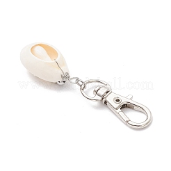 Natural Cowrie Shell Pendant Decorations&nbsp;HJEW-JM03318