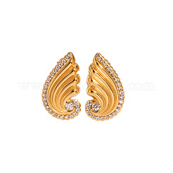Elegant 304 Stainless Steel Wing Stud Earrings&nbsp;ZS1121-1