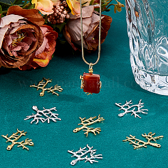 12Pcs 2 Styles Brass Peg Bails Pendants&nbsp;KK-HS0001-17