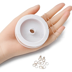 DIY Chain Bracelet Necklace Making Kit&nbsp;DIY-YW0006-43