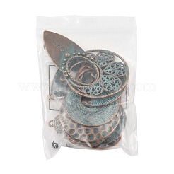 13Pcs Tibetan Style Alloy Pendants&nbsp;FIND-FS0005-17