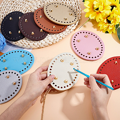 9Pcs 9 Colors Imitation Leather Bag Bottoms&nbsp;DIY-ME0002-90