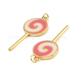 Brass Enamel Pendants&nbsp;KK-CBA9175-22G
