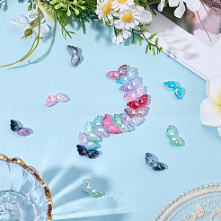 20Pcs UV Plating Opaque Acrylic Beads&nbsp;OACR-PA0001-90