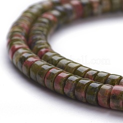 Natural Unakite Beads Strands&nbsp;G-H230-33