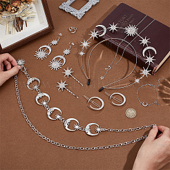 8 Styles Alloy Jewelry Sets&nbsp;SJEW-OC0001-02P