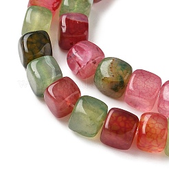 Natural Dragon Veins Agate Beads Strands&nbsp;G-G177-E12-05