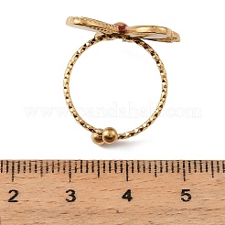 304 Stainless Steel Enamel Cuff Open Rings&nbsp;SA-G002-02G-02