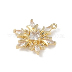 Christmas Theme Brass Micro Pave Cubic Zirconia Pendants&nbsp;LS-KK-Z065-01-02G