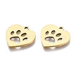 201 Stainless Steel Pet Pendants&nbsp;STAS-S110-093G